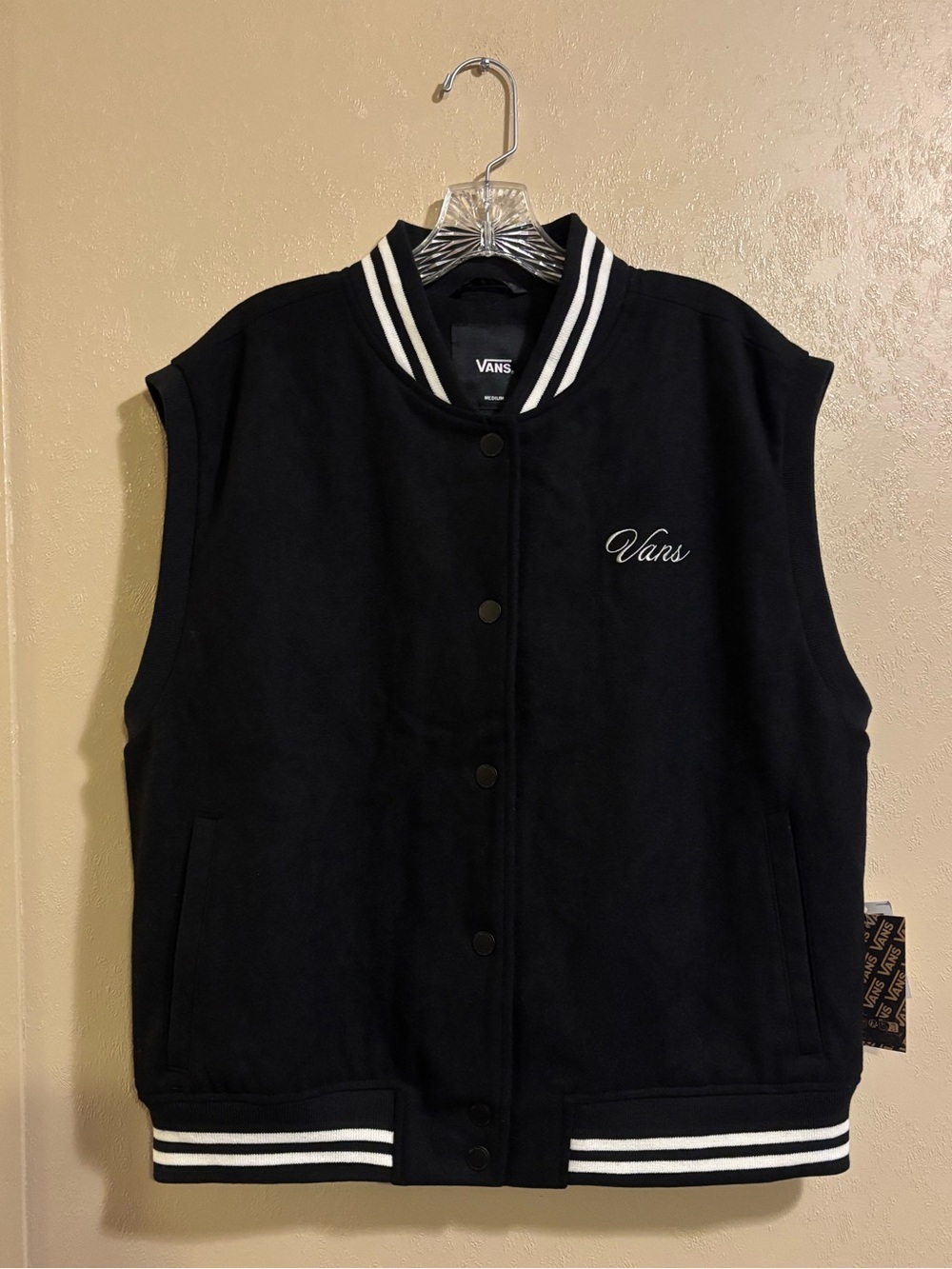 NWT Vans Piper wool blend Stadium Vest sz M